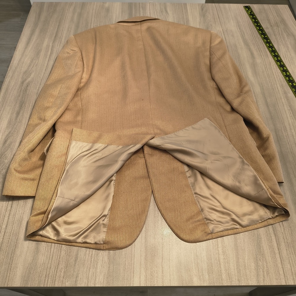 Jos A Bank Men's Silk Camelhair Blend Blazer Suit Jacket Sport Coat 44S - Picture 8 of 12
